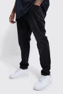 Mens Washed Black Plus Skinny Stretch Jeans