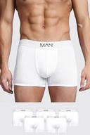 Mens White 5 Pack Man Trunks