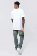 Mens White Basic Crew Neck T-Shirt