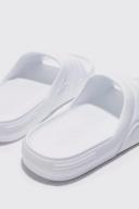 Mens White Moulded Slider