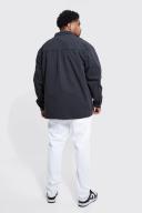 Mens White Plus Skinny Stretch Jeans
