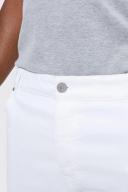 Mens White Plus Skinny Stretch Jeans