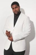 Mens White Plus Skinny Tuxedo Single Breasted Jacket