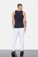 Mens White Skinny Tuxedo Suit Trouser