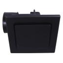 Mercator Novaline-II - Square Exhaust Fan 240V, 290mm / Black