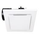 Mercator Novaline-II - Square Exhaust Fan 240V, 290mm / Black