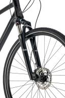 Merida Crossway 100 Hybrid Bike Black/Silver (2022) - SM by 99 Bikes