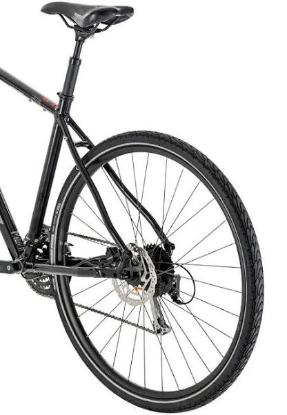 Merida Crossway 100 Hybrid Bike Black/Silver (2022) - SM by 99 Bikes