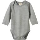 Merino Essential L/S Bodysuit, Rose Dust / 1Y