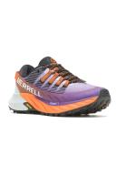 Merrell Agility Peak 4 J067548 Lilac/Orange 4 UK Womens Trainers