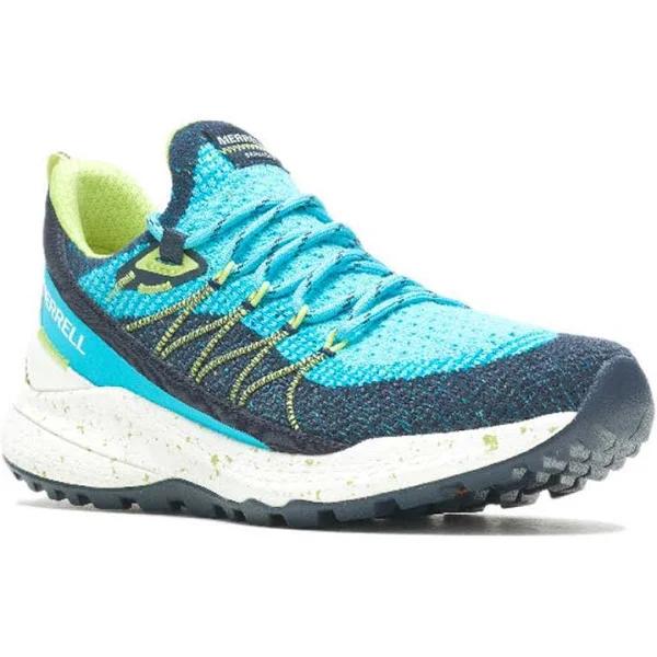 Merrell Bravada 2 Shoes Blue Lime Green Women - 38.5