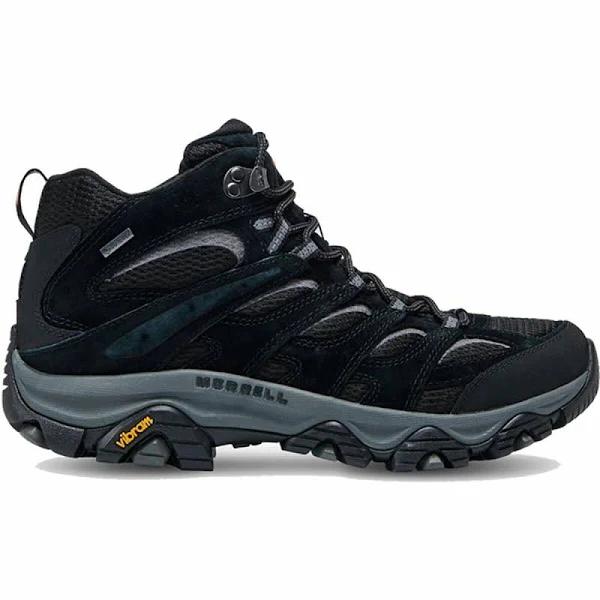 Merrell Moab 3 Mid GTX Mens Hiking Boots - Black Grey