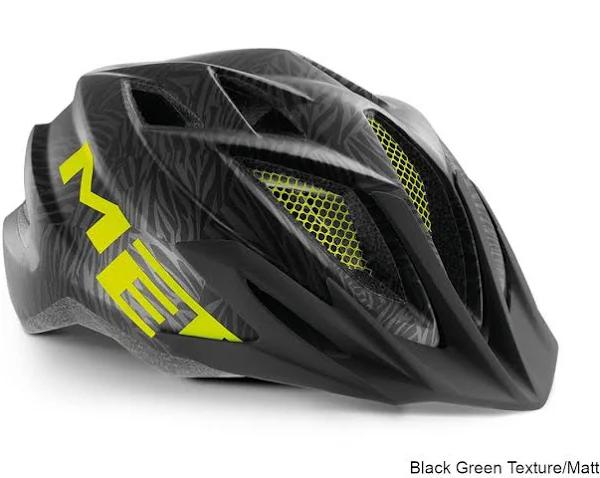 Met Crackerjack Youth Helmet Black/Green