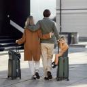 MiaMily Multi Carry Luggage, Charcoal Grey 100% Polyester
