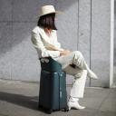 MiaMily Multi Carry Luggage, Charcoal Grey 100% Polyester