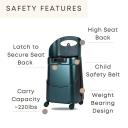 MiaMily Multi Carry Luggage, Charcoal Grey 100% Polyester