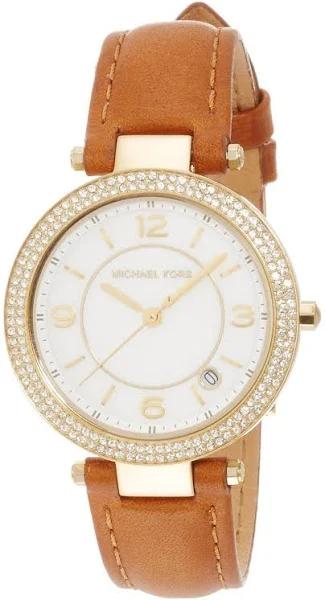 Michael Kors Camile MK5862 Rose Gold-Tone Pave Glitz Womens Watch