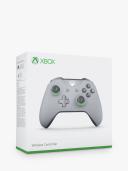 Microsoft Wireless Controller - Grey/Green - Xbox One