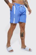 Mid Length Man Line Swim Shorts