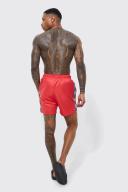 Mid Length Man Tape Swim Shorts