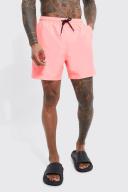 Mid Length Plain Swim Shorts