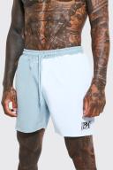 Mid Length Spliced Man Swim Shorts