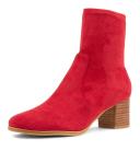 Midas Venti Ruby Microsuede Ankle Boots Ruby Womens Shoes Casual Ankle Boots
