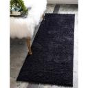 Midnight Blue Studio Solid Shag Rug 6 ft Runner