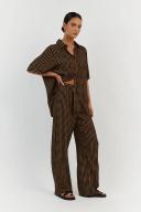 Mila Drawstring Pants in Caramel Size 10 by DISSH