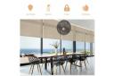 Milan Light Filtering Roller Blinds 220cm or 240cm Drop Taupe