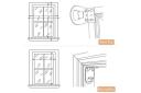 Milan Room Darkening Roller Blinds 240cm Drop Crystal