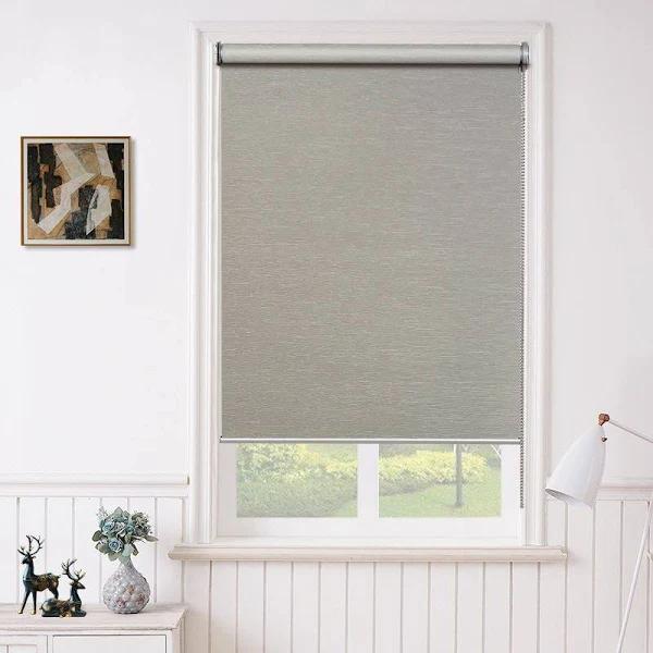 Milan Room Darkening Roller Blinds 240cm Drop Taupe