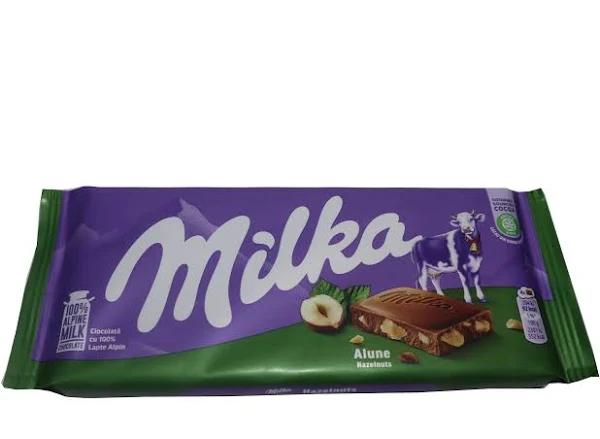 Milka Hazelnut Milk Chocolate