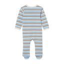 Milky Vintage Stripe Zip Romper 00