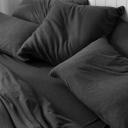 Miller Jersey | Charcoal Marle Pillowcases | King Size / Set of 2 | Sheet Society