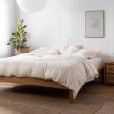 Miller Jersey | Oatmeal Marle Quilt Cover | King | Sheet Society