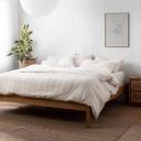 Miller Jersey | Oatmeal Marle Quilted Quilt Cover | Double | Sheet Society