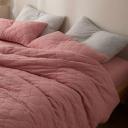 Miller Jersey | Oatmeal Marle Quilted Quilt Cover | Double | Sheet Society
