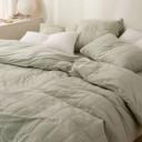 Miller Jersey | Oatmeal Marle Quilted Quilt Cover | Double | Sheet Society
