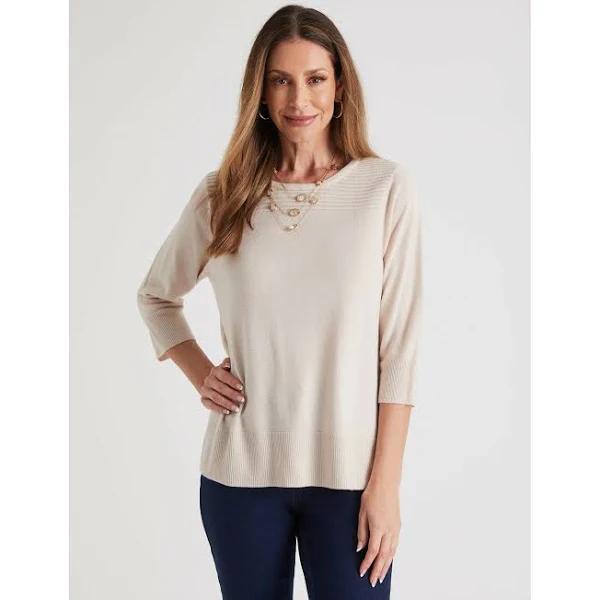 Millers Long Sleeve Ottoman Yoke Jumper