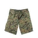 Milspec Vintage Camo Paratrooper Cargo Shorts Tiger Stripe Camo / 3XL