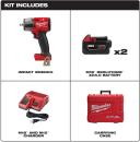 Milwaukee 2960-22 M18 Fuel 3/8" Mid-Torque Impact Wrench w/ Friction Ring Kit