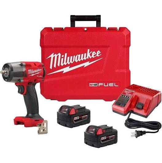 Milwaukee 2960-22 M18 Fuel 3/8" Mid-Torque Impact Wrench w/ Friction Ring Kit