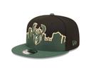 Milwaukee Bucks Hat - Black NBA Tip Off 2022 Snapback - New Era