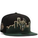 Milwaukee Bucks Hat - Black NBA Tip Off 2022 Snapback - New Era