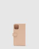 Mimco Hendrix Flip Case For iPhone 11 in almond Beige