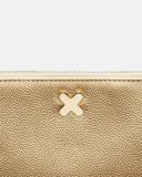 Mimco Hendrix Pouch Crossbody Bag in Light Gold