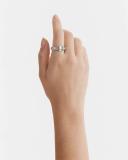 Mimco Roxanne Ring in Silver L