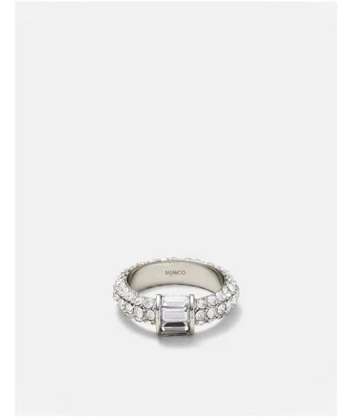 Mimco Roxanne Ring in Silver L