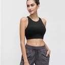 Mindfulness-HOP Black Asana Sports Bra Black / 6-S